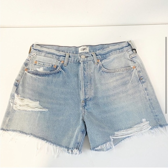 Annabelle Long Citizens of Humanity Shorts - Picture 2 of 8